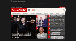 Desktop Screenshot of mukhtarablyazov.org