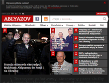 Tablet Screenshot of mukhtarablyazov.org